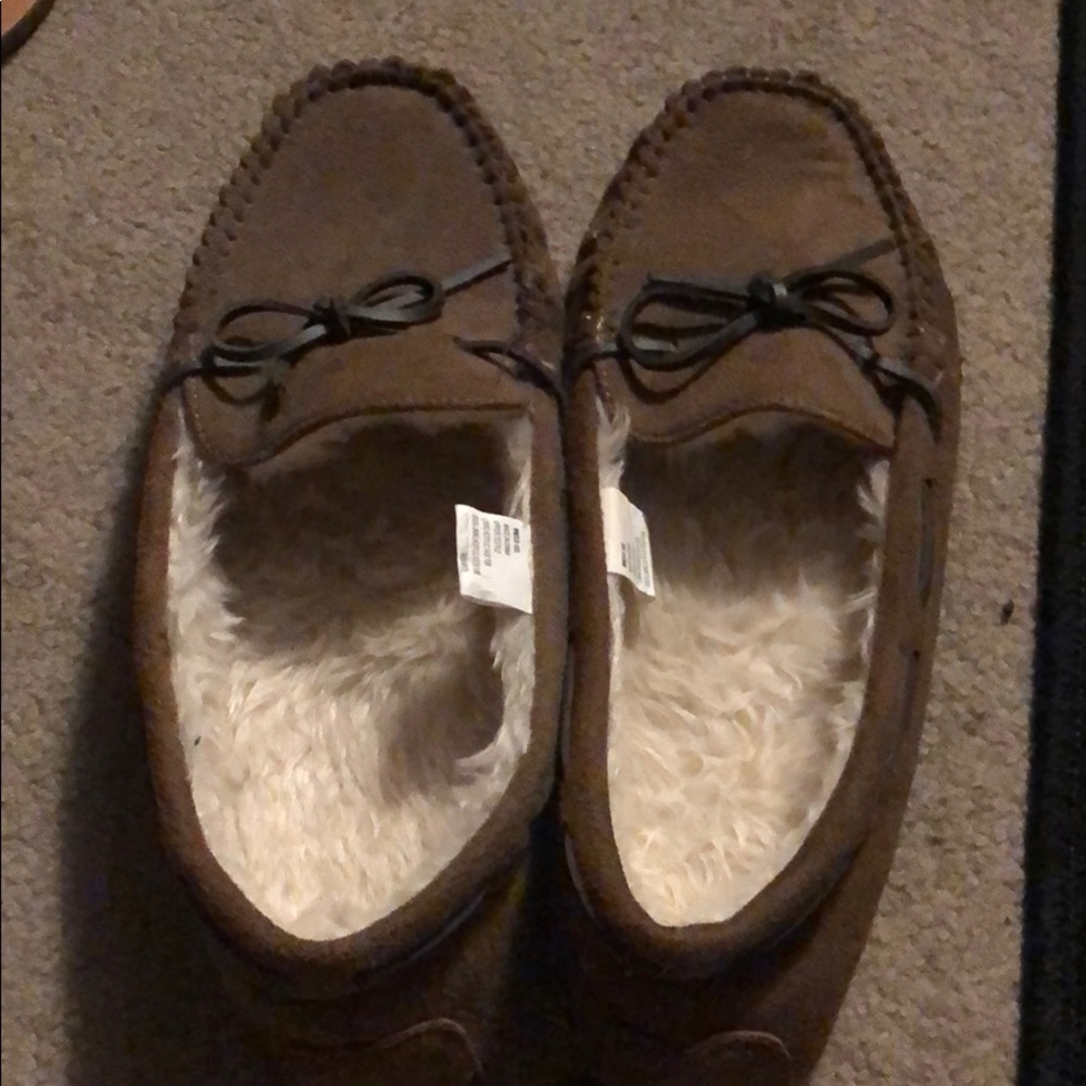 Soft Moccasins, worn once, like new.
